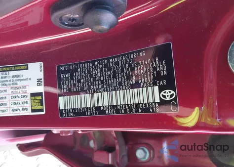 2023 Toyota Corolla Se z USA, uszkodzony, nr VIN 5YFS4MCEXPP159880